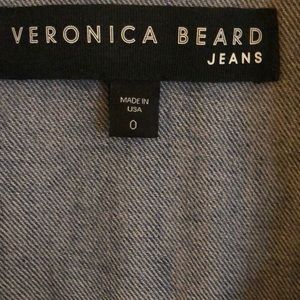 Veronica Beard Denim Drop-waist Jumpsuit Size 0-